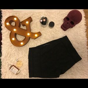 All Saints Crochet Style Shorts